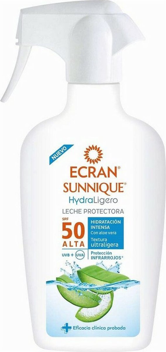 Body Zonnebrandspray Ecran Sunnique Hydraligero Zonnemelk Spf 50 (300 ml)