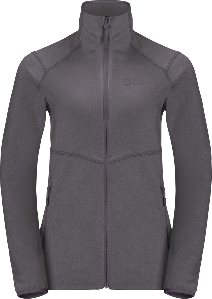 Jack Wolfskin Fortberg FZ Women Outdoorvest Dames Zilver