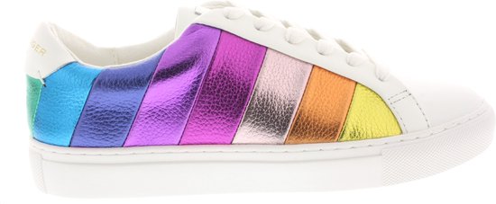 Kurt Geiger London Lane Stripe Lage sneakers - Leren Sneaker - Dames - Multi - Maat 39