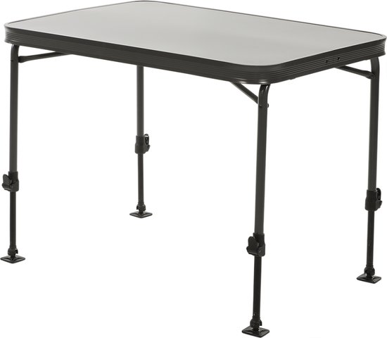 Travellife Campingtafel Alba 80x60 Aluminium Grijs - Water- en uv-bestendig - Kras- en hittebestendig - Inclusief draagtas