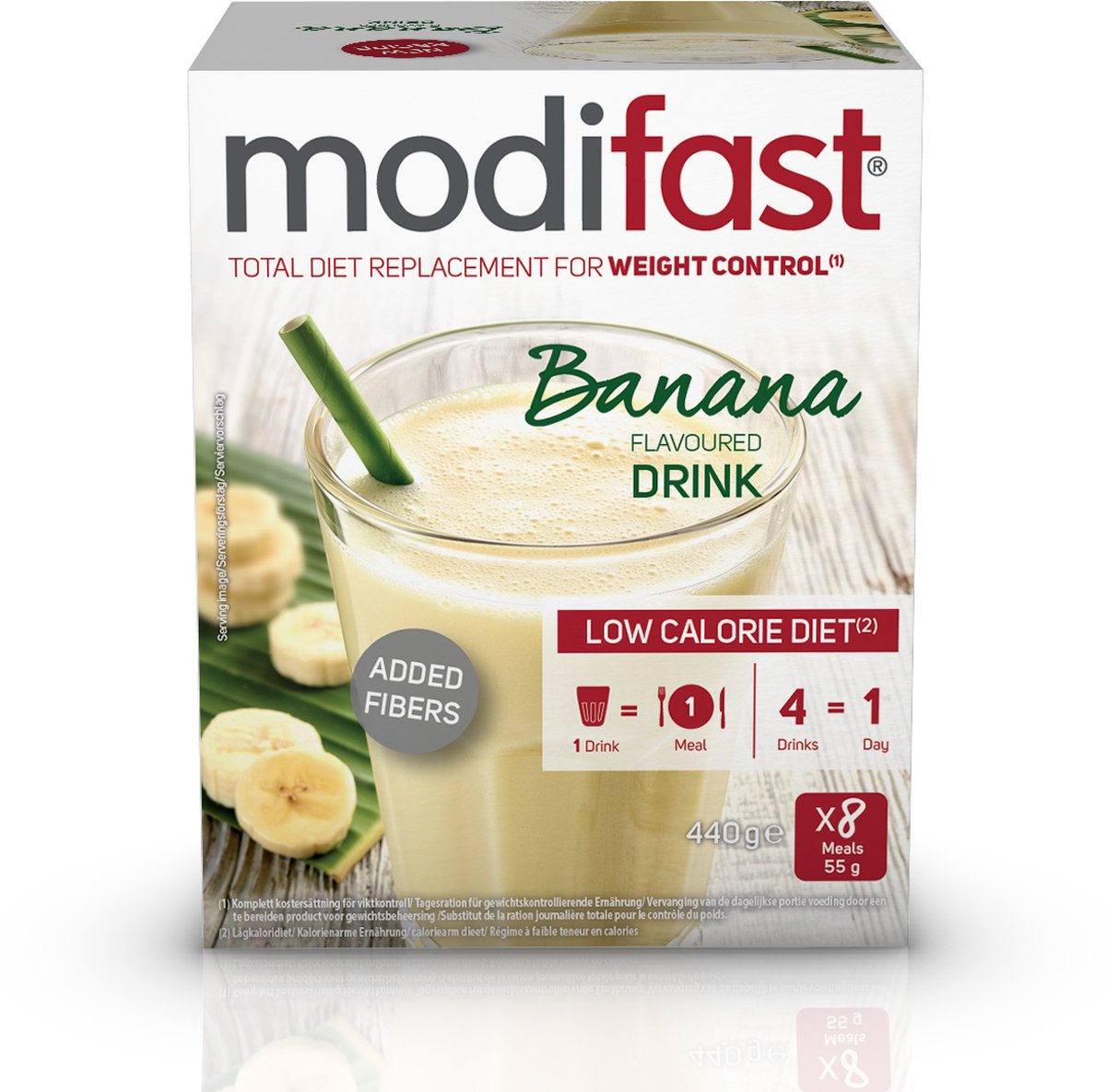 Bol.com Modifast Intensive - Milkshake - Banaan - 8 x 55 gr aanbieding