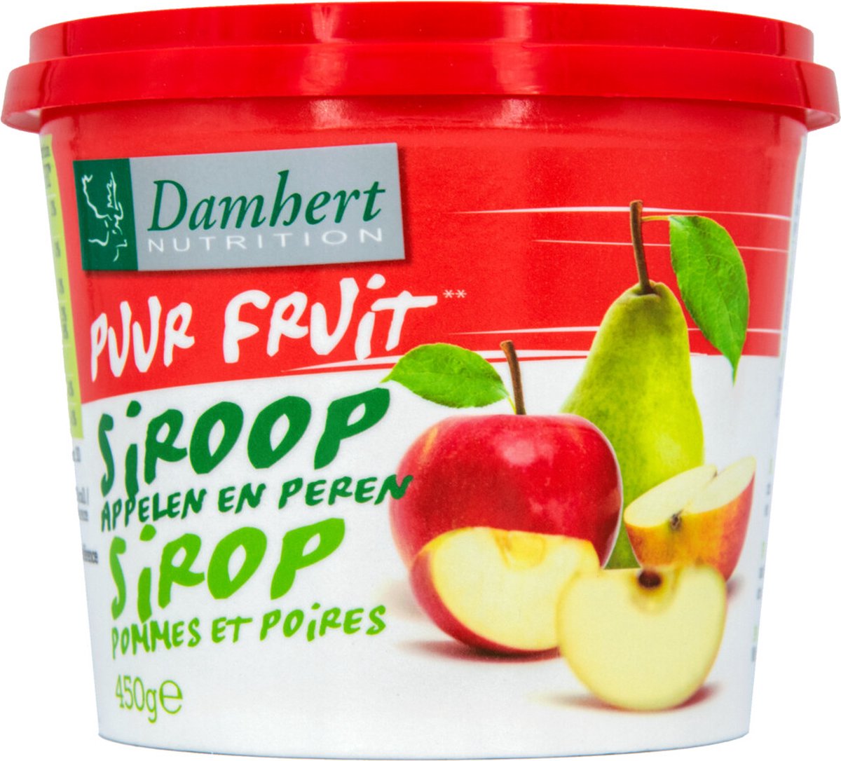 Damhert Siroop Appel Peer zonder Suiker 6x 450 gr