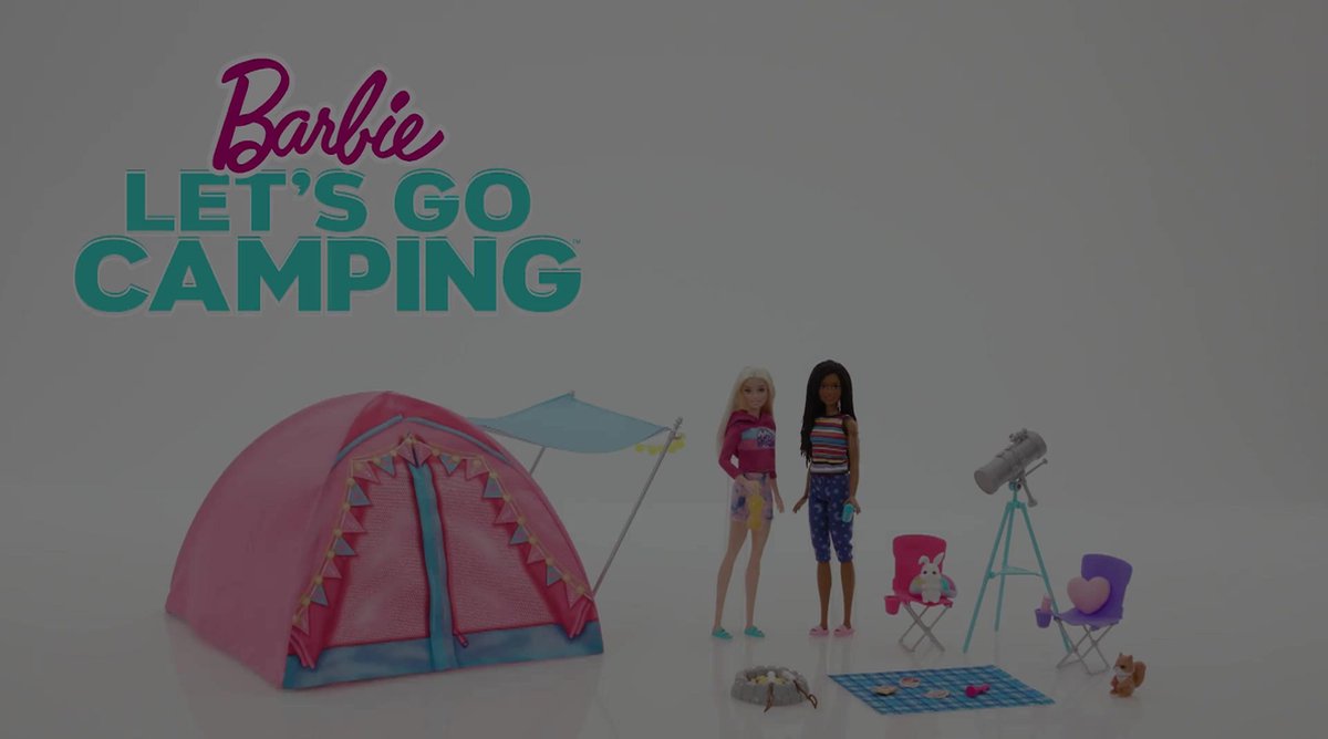 Barbie It Takes Two Kampeerset Met Daisy Pop (29 Cm, Roze Haar) + Puppy + Kajak + Accessoires – Geweldig Cadeau Voor Kids Van 3 Tot 7 Jaar (HDF75) 4 miniatura