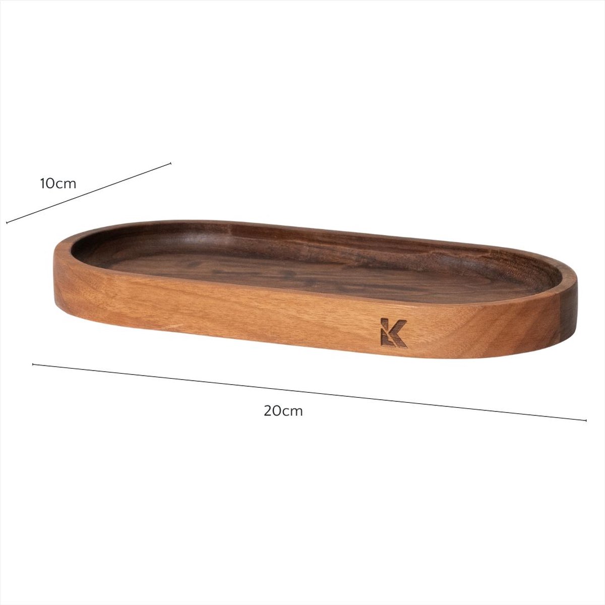 MOOKOMI Nature Walnut Houten Dienblad met Handvatten, Massief Houten Voedselblad voor Koffie, Ontbijt, Diner, Ottomaan, 42x30x6 cm MOOKOMI Nature Walnut Houten Dienblad met Handvatten, Massief Houten Voedselblad voor Koffie, Ontbijt, Diner, Ottomaan, 42x30x6 cm