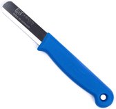 Solingen Safety Schilmesje - RVS Glad met Ronde Top - 15 cm - Blauw