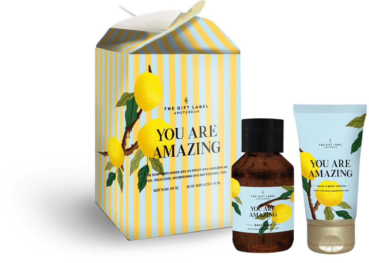 The Gift Label – Cadeauset voor haar – You are amazing – Vegan