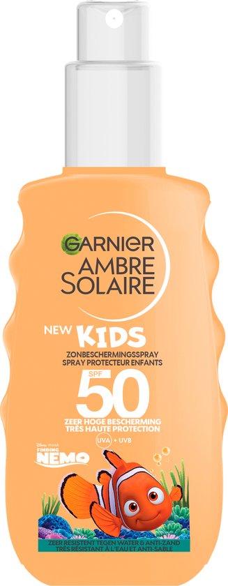 Garnier Ambre Solaire Finding Nemo Disney Kids Zonnebrand SPF 50 - 150ml |  bol.com