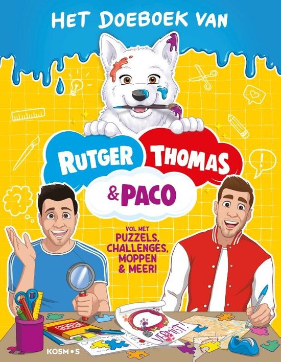 Omslag van De avonturen van Rutger, Thomas en Paco - Het doeboek van Rutger, Thomas en Paco