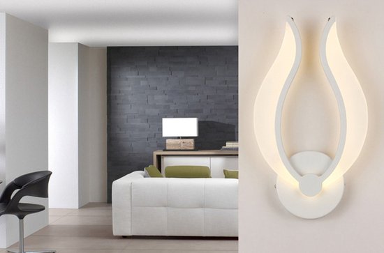 Led Muur Lampen Acryl Materiaal Witte Kleur Voor Slaapkamer Bed Licht Indoor Keuken Eetkamer Gang Verlichting
