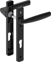 SFT Products Poignée de porte Aluminium Avec ouverture Serrure - Zwart - Poignée de porte - Poignée de porte -