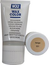 Woly Wax Color Kleurcreme Tube - Beige - 40 ml (Schoenpoets - Schoensmeer)