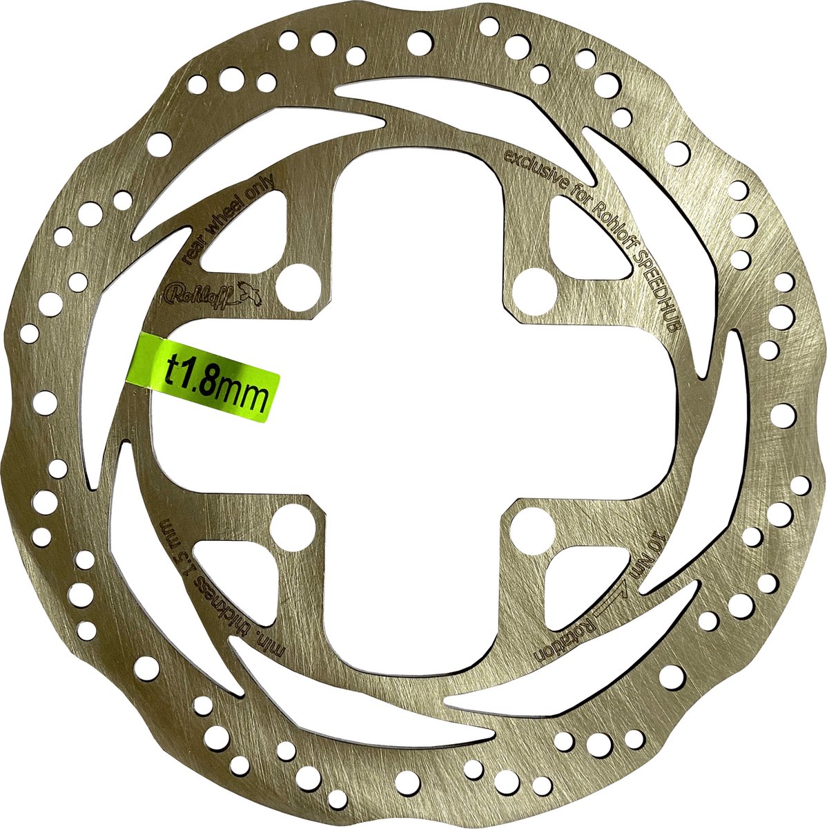 Rohloff 8281 schijfrem diameter 160 mm, dikte 1.8 mm
