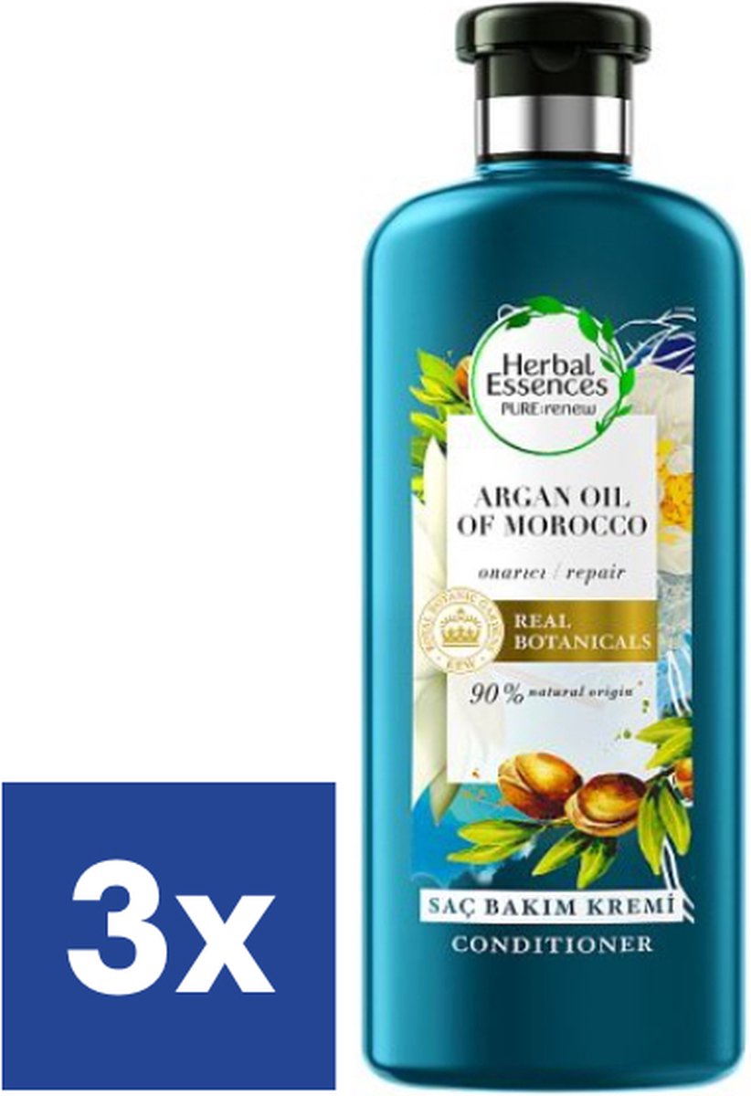Herbal Essences Arganolie van Marokko Conditioner - 3 x 360 ml