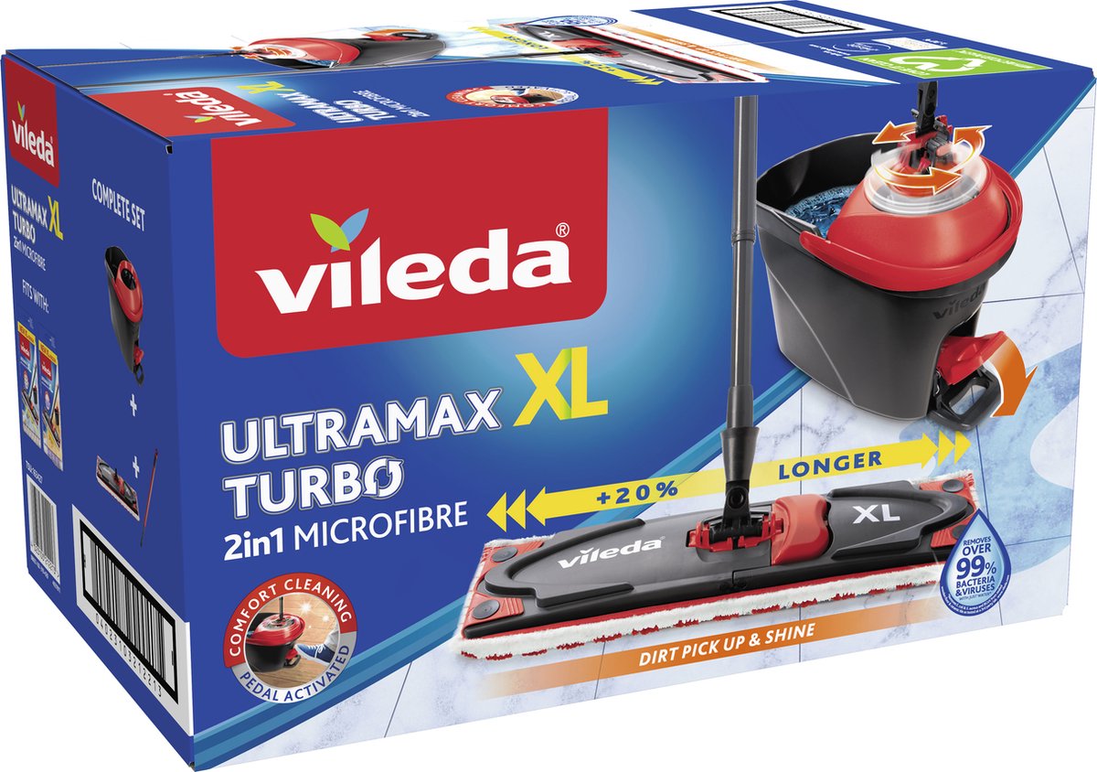 VADROUILLE ROTATIVE VILEDA Ultramat Turbo XL 42CM ! | bol.com