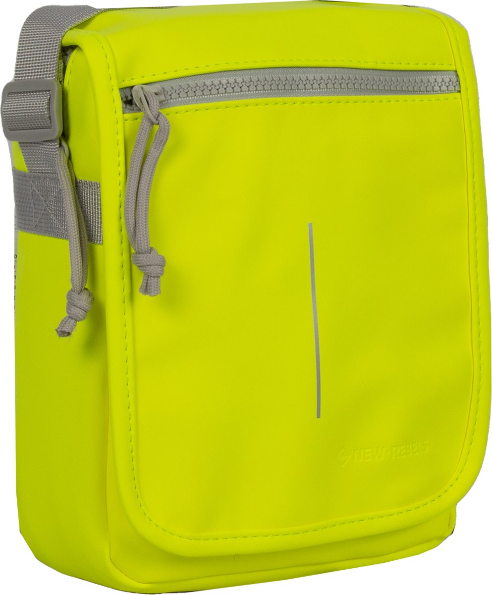 Mart - Schoudertas - Crossbody tas - Top Zip - Yellow Neon