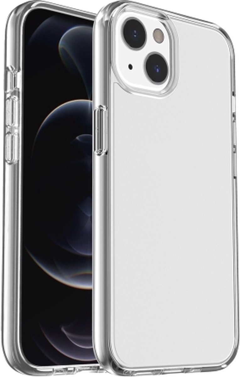 Silicone back cover Geschikt voor Apple iPhone 14/Transparant hoesje
