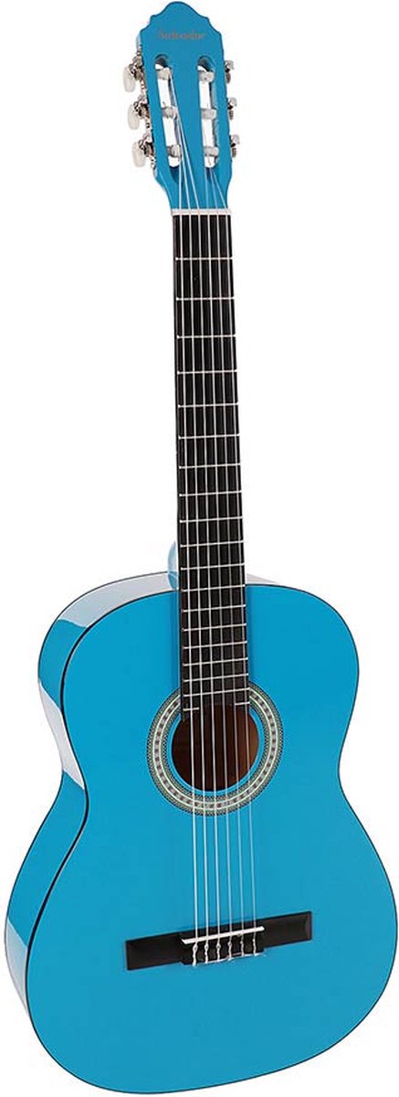 Klassieke gitaar 4/4 Salvador Kids Series CG-144-BU Glossy Blauw