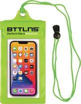 BTTLNS Telefoonhoes - Waterdichte telefoonhoes - Bescherming telefoon en accessoires - Outdoorsporten - Tot 4 meter diepte - Handig trekkoord - Iscariot 1.0 - Groen