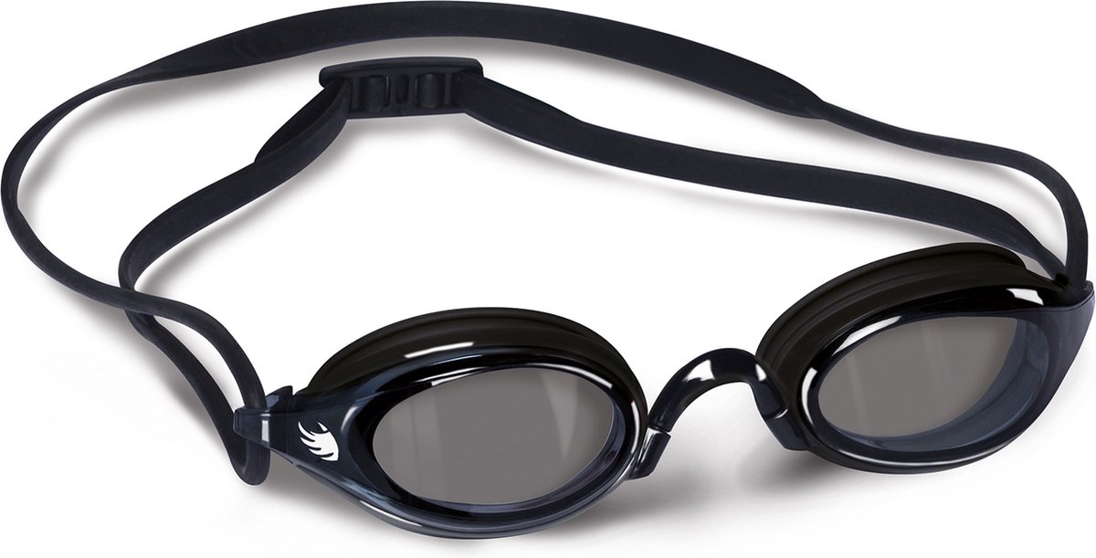 BTTLNS zwembril - getinte lenzen - zwembril openwater - verstelbare neusbrug - zwembril volwassenen - Tyraxes 1.0 - zwart