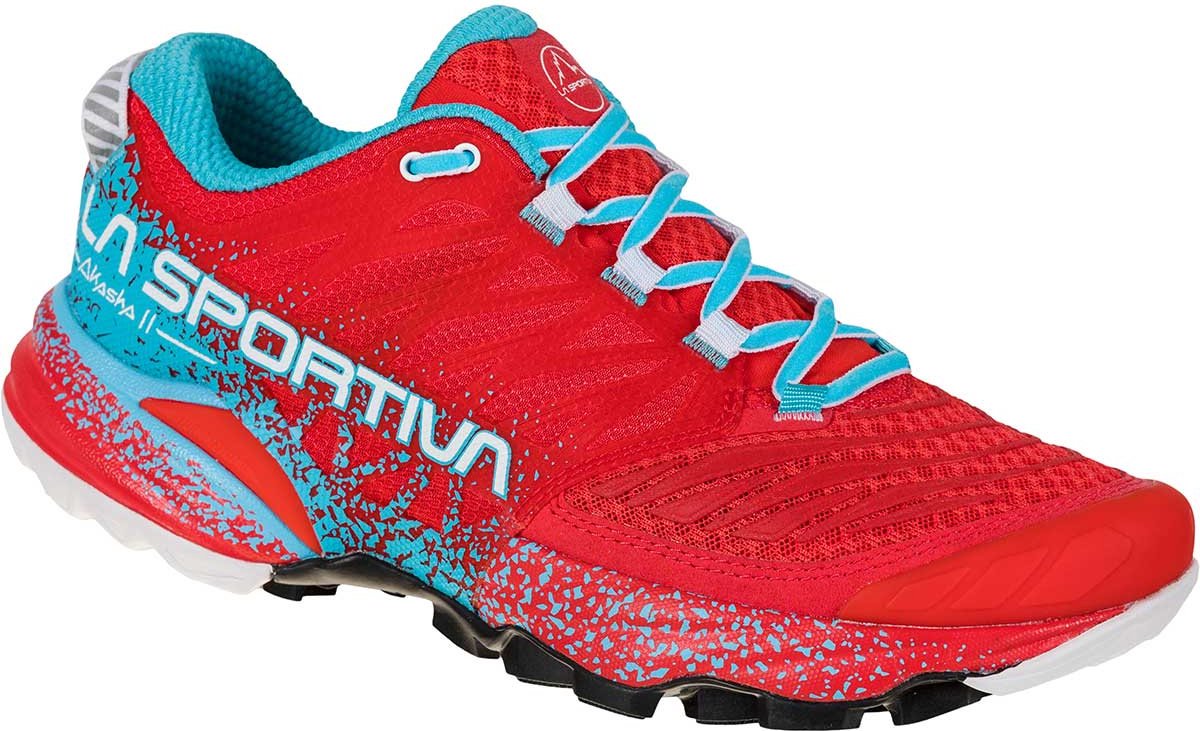 La Sportiva Akasha II Trailrunningschoenen Dames Hibiscus Malibu 39 Blauw