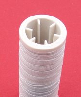 cose elastisch naaigaren wit - 0,5 mm x 10 m - elastiek garen - goede kwaliteit - op naaimachinespoel