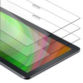 Cadorabo 3x Screenprotector geschikt voor Lenovo Tab 4 10 PLUS (10.1 inch) in KRISTALHELDER - Getemperd Pantser Film (Tempered) Display beschermend glas in 9H hardheid met 3D Touch