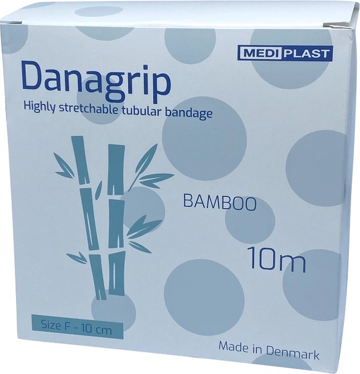 Goedkoopste Danagrip Compressief Bamboe Buisverband voor bovenbeen 10cm x 10m