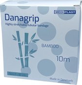Danagrip Compressief Bamboe Buisverband voor bovenbeen 10cm x 10m