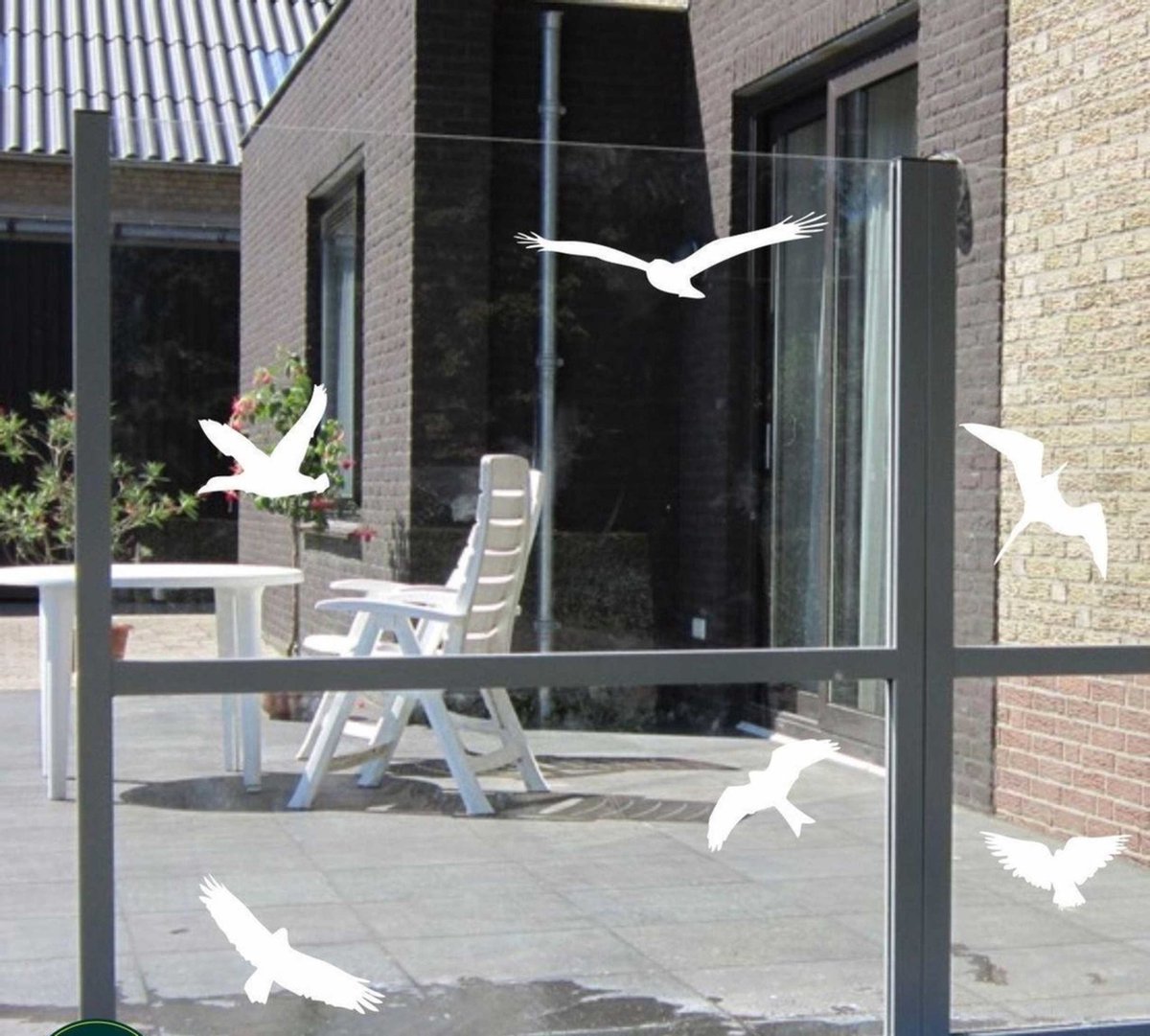 Vogels raamstickers 31 stuks vogelstickers voor raam of windscherm
