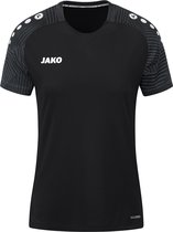 Jako - T-shirt Performance - Zwart Voetbalshirt Dames-44