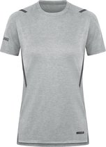 Jako - T-shirt Challenge - Grijs Voetbalshirt Dames-38