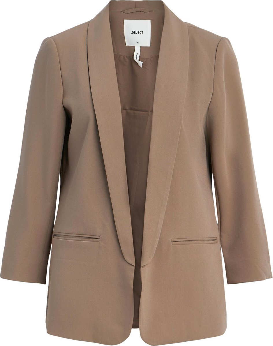 Object OBJLISA L/S BLAZER NOOS Dames Blazer Fossil - Maat 42
