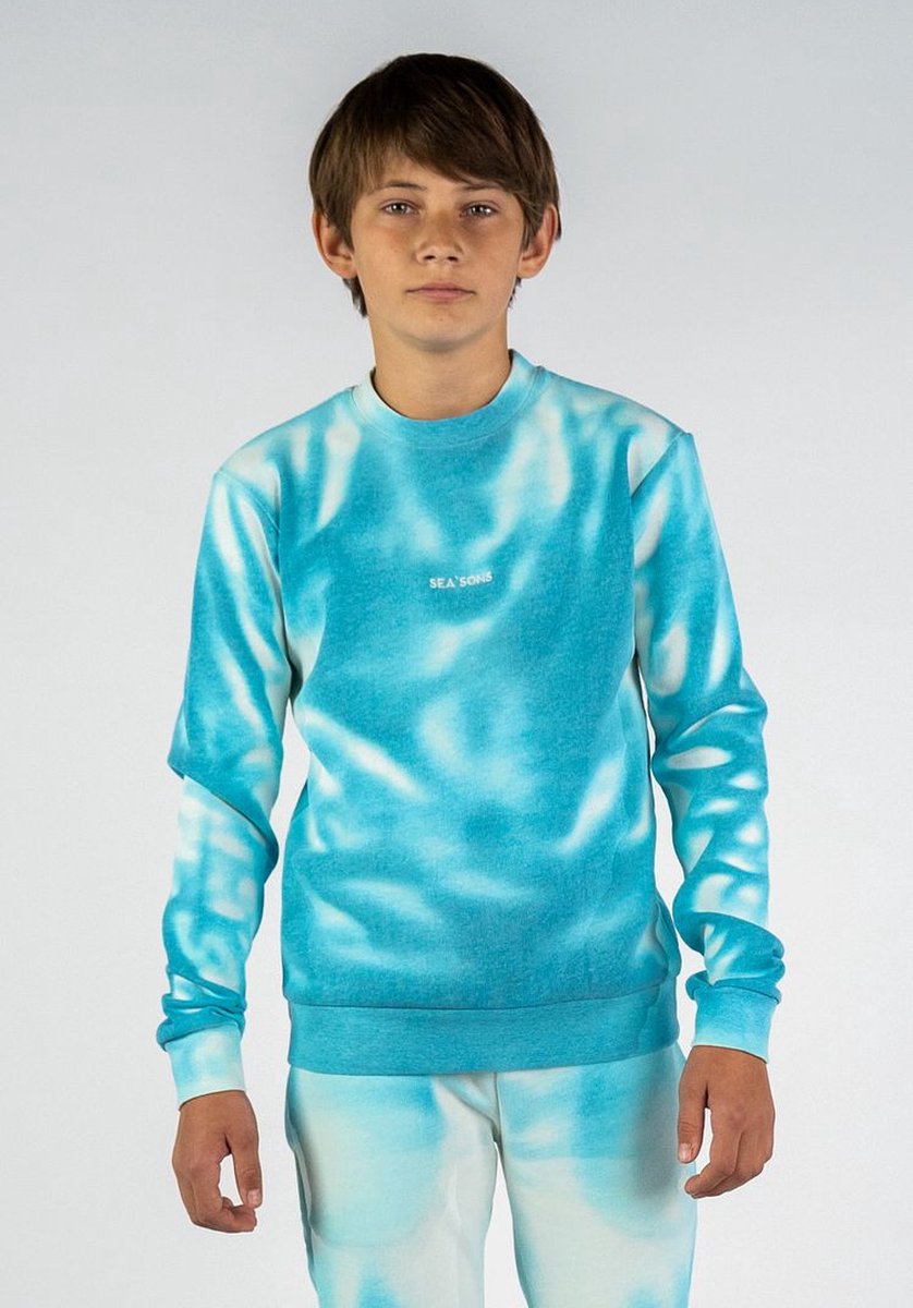 SEA'SONS - Kleurveranderend - Sweater - Licht Blauw - Maat 128 (SEASONS - Kleur veranderend)