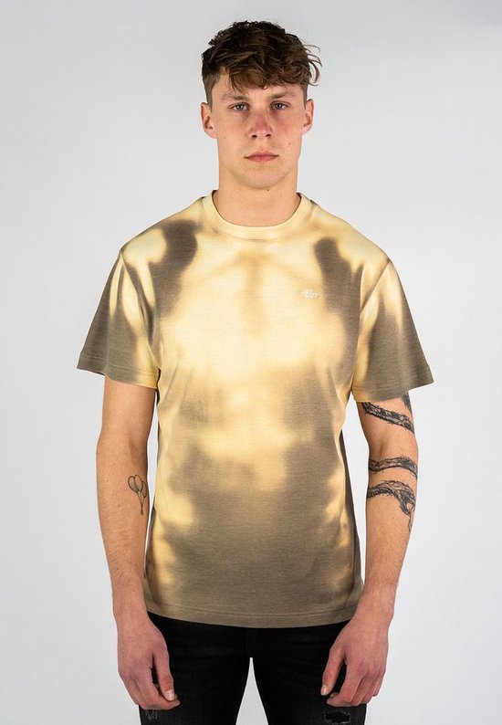 SEA'SONS - Kleurveranderend - T-shirt - Bruin-Beige - Maat M (SEASONS - Kleur veranderend)