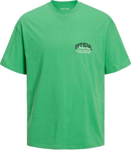 Jack & Jones t-shirt jongens - groen - JORbrink - maat 140