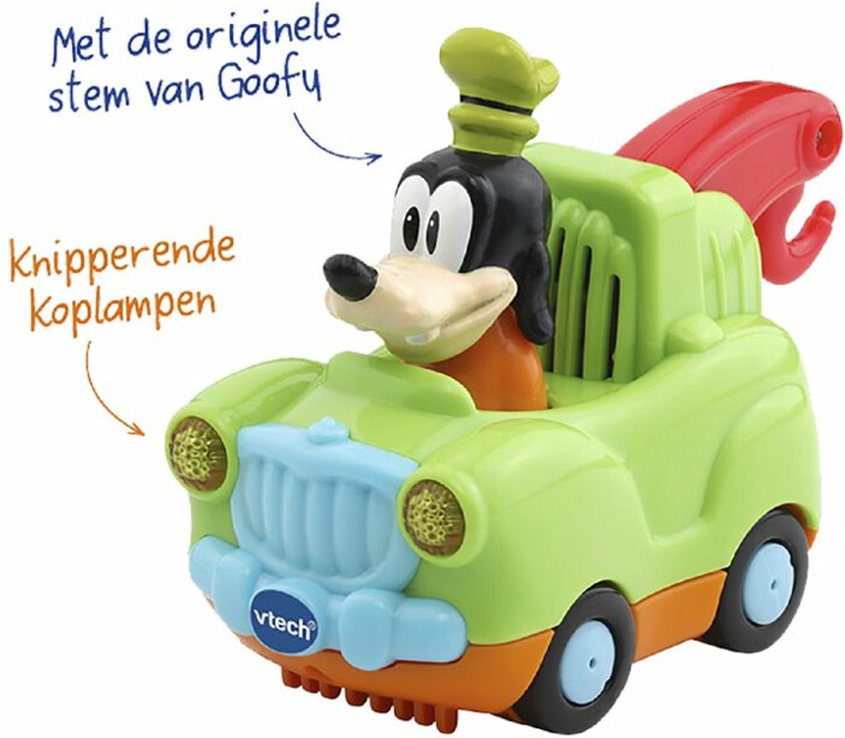 VTech Toet Toet Auto's Disney Goofy Takelwagen - Educatief Baby Speelgoed - Speelgoed Auto - 1 tot 5 Jaar — afbeelding 3