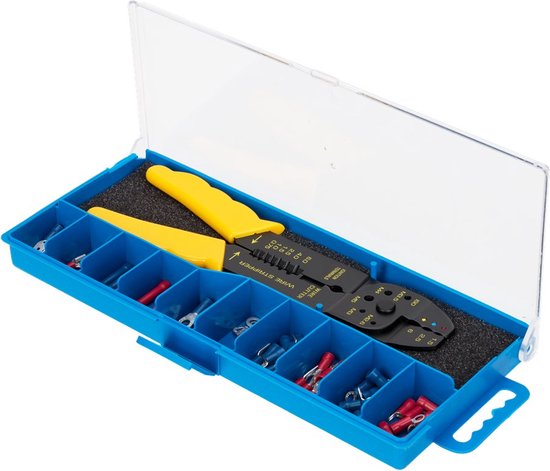 Lumonic 25 x ringkabelschoen M5 delig geïsoleerd 4-6 mm² I ringkabelschoen geel I kabelschoenen set, ringogen M5, ringkabelschoenen, kabelschoenen met oog