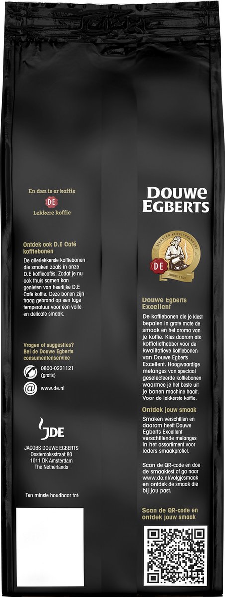 Douwe Egberts Excellent Gold Koffiebonen - 4 x 500 gram | bol.com