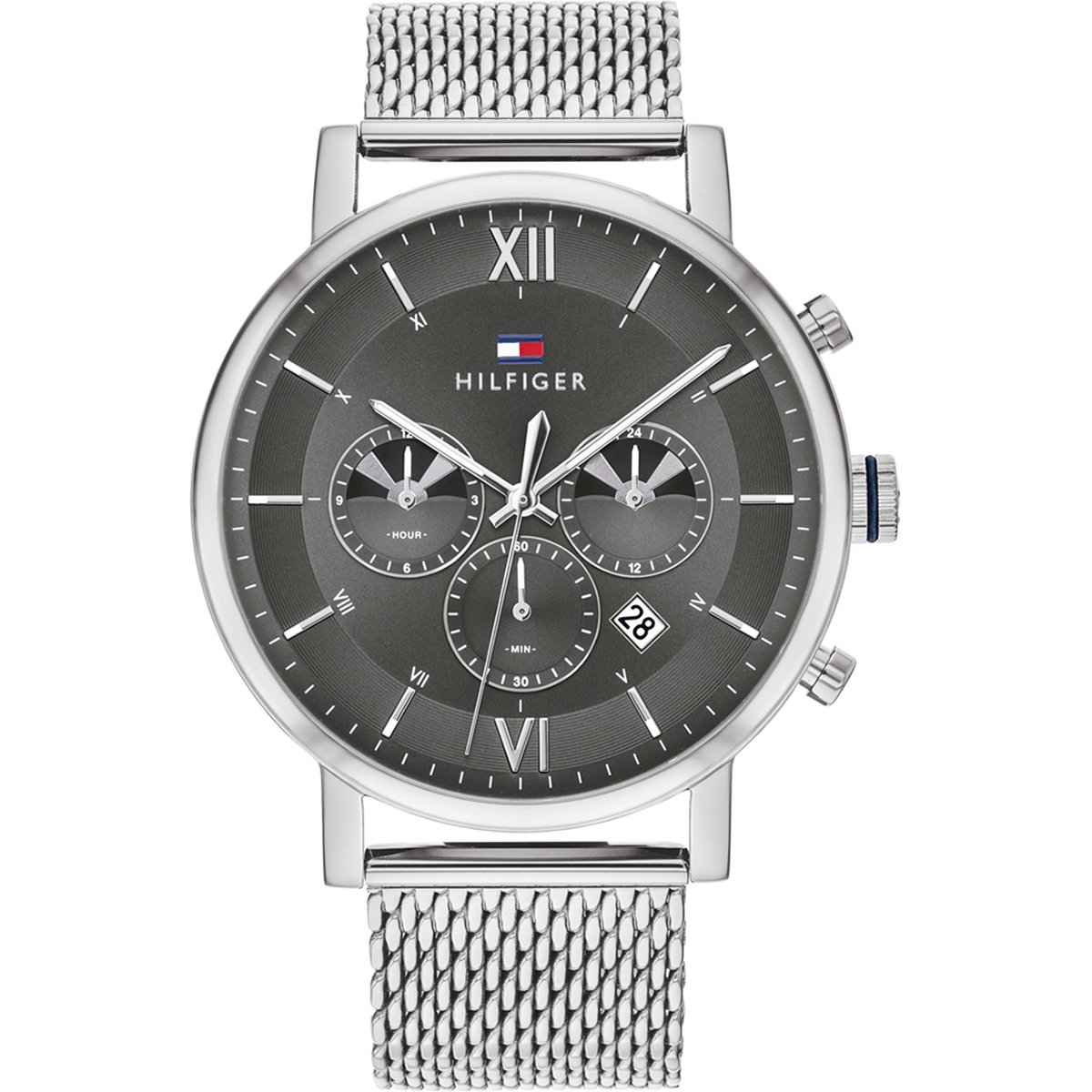 Tommy Hilfiger TH1710396 Horloge - Staal - Zilverkleurig - Ø 44 mm