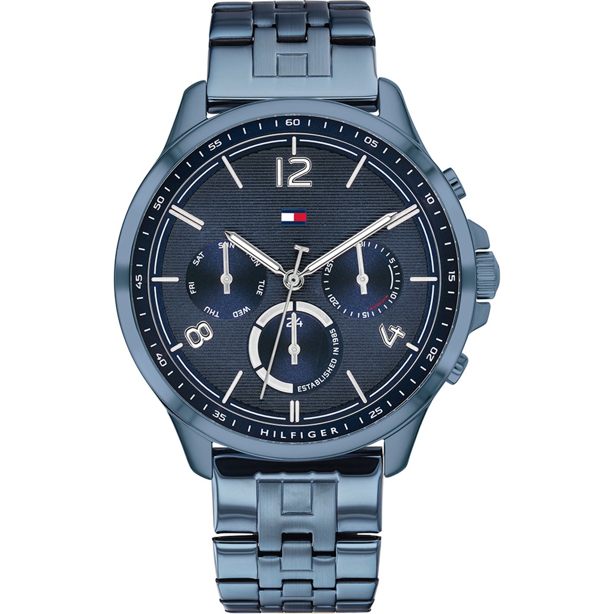 Tommy Hilfiger TH1782227 Horloge - Staal - Blauw - Ø 38 mm