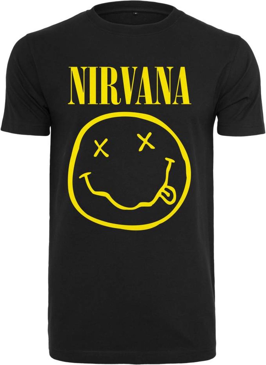 Merchcode Nirvana - Lithium Heren T-shirt - L - Zwart
