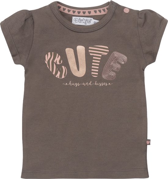 Dirkje T-CUTIE Meisjes T-shirt - Maat 68