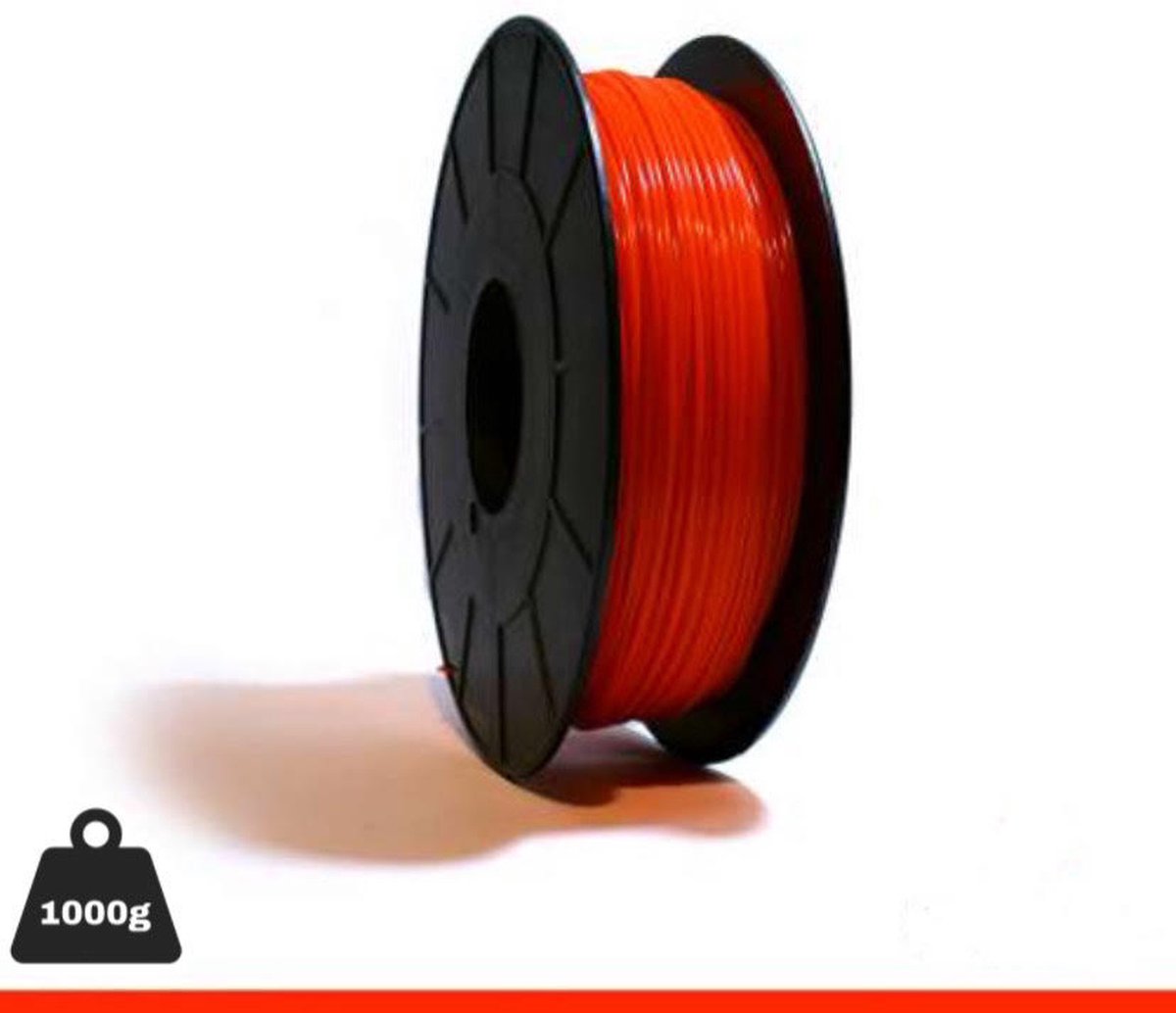 Neon-oranje - PLA filament - 1kg - 1.75mm - 3D printer filament