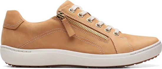 Clarks - Dames schoenen - Nalle Lace - D - 1 - Camel Nubuck - maat 6,5 |  bol.com