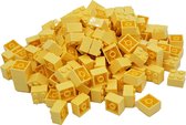 100 Bouwstenen 2x2 | Lichtgeel | Compatibel met Lego Classic | Keuze uit vele kleuren | SmallBricks