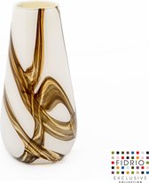 Vase Design GLORIOSA - Fidrio BRUNO - vase à fleurs en verre soufflé à la bouche - diamètre 0 cm hauteur 30 cm