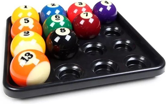 Foto: Pegasi poolballen tray 57 2mm biljartballen houder opslag voor biljart ballen poolen