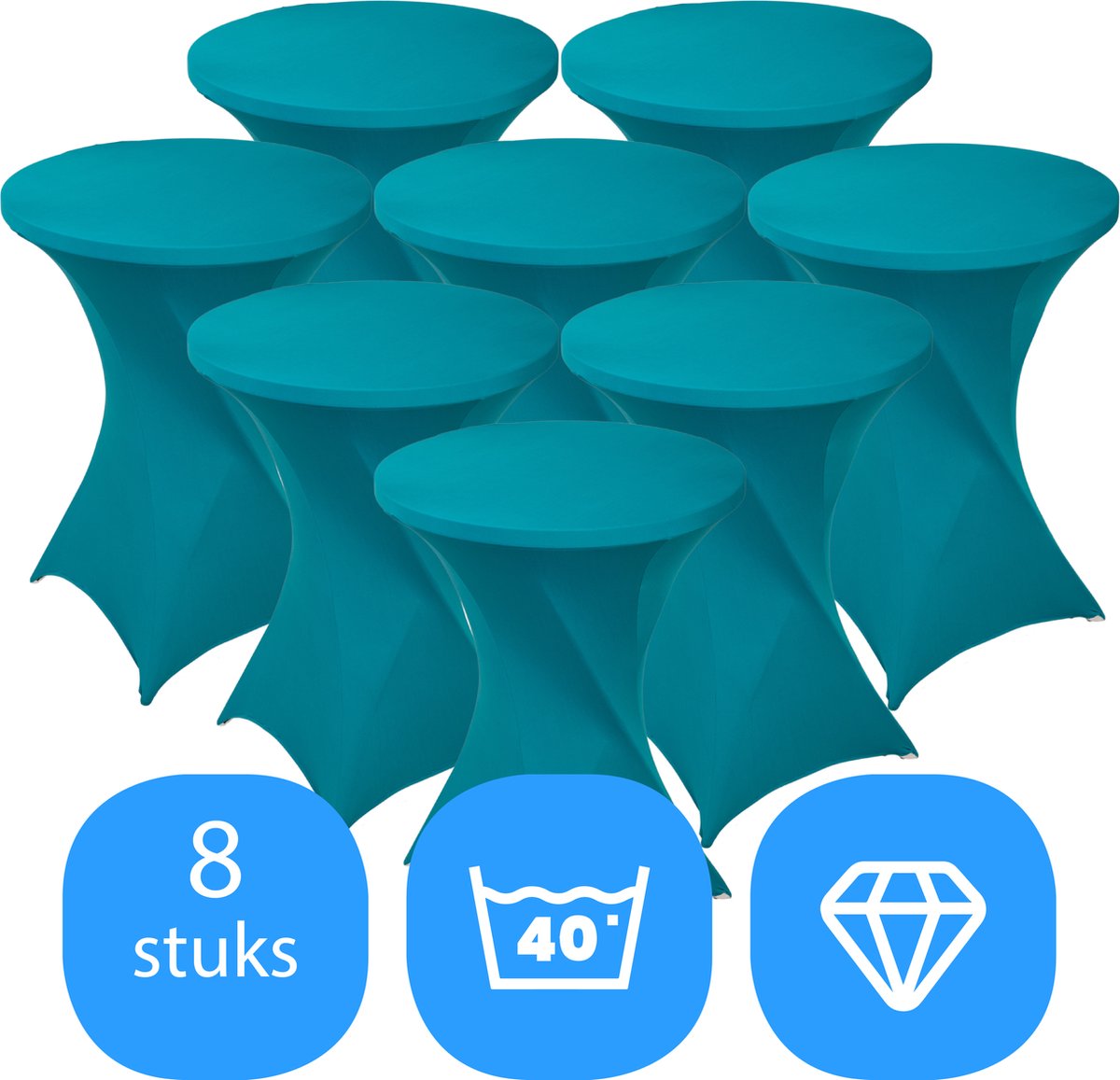 2x Donker Blauw - - Snel geleverd en Gratis verzending