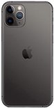 Donkergrijs iPhone 11 Pro met Apple logo op de achterkant.