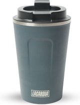 LaCardia Coffee Cup To Go Premium Blauw - Tasse thermos - Tasse à thé - 380ML - Réutilisable